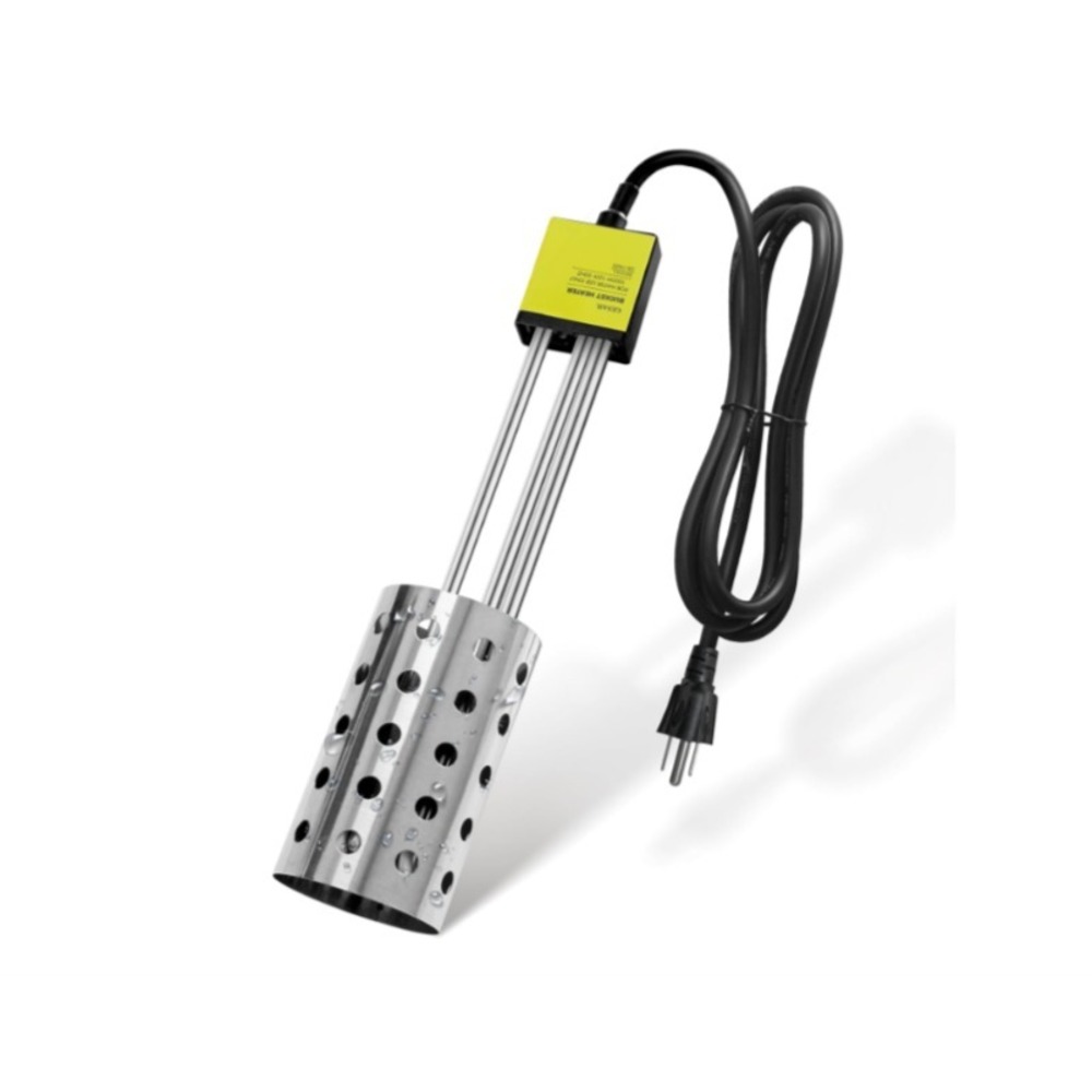 1500W Bucket Heater, Rust Proof Built in Temperature Controller Immersion Wat...